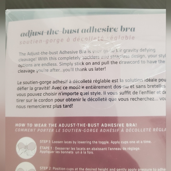 Adjust The Bust Adhesive Bra, Cup Size B - Picture 8 of 9